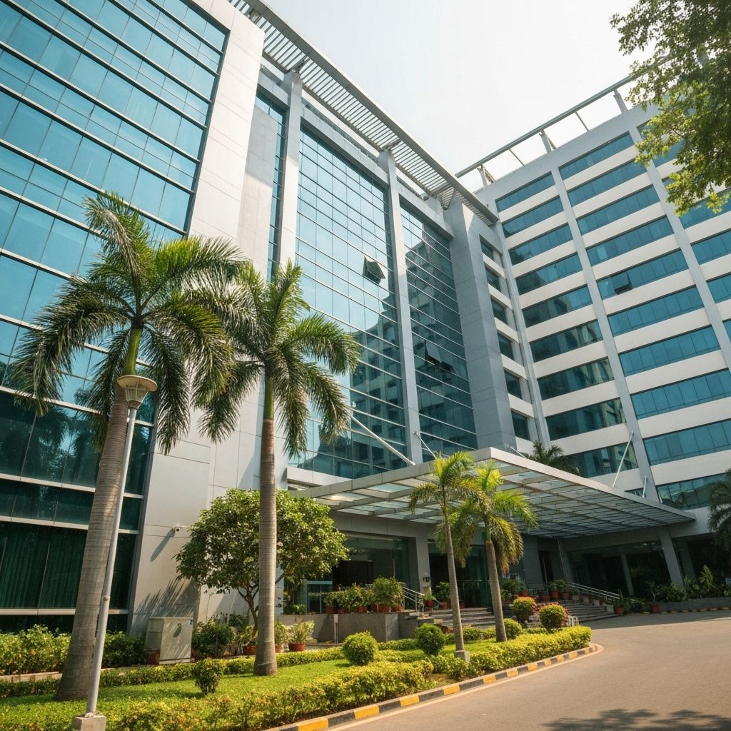 Modern hospital in Chennai